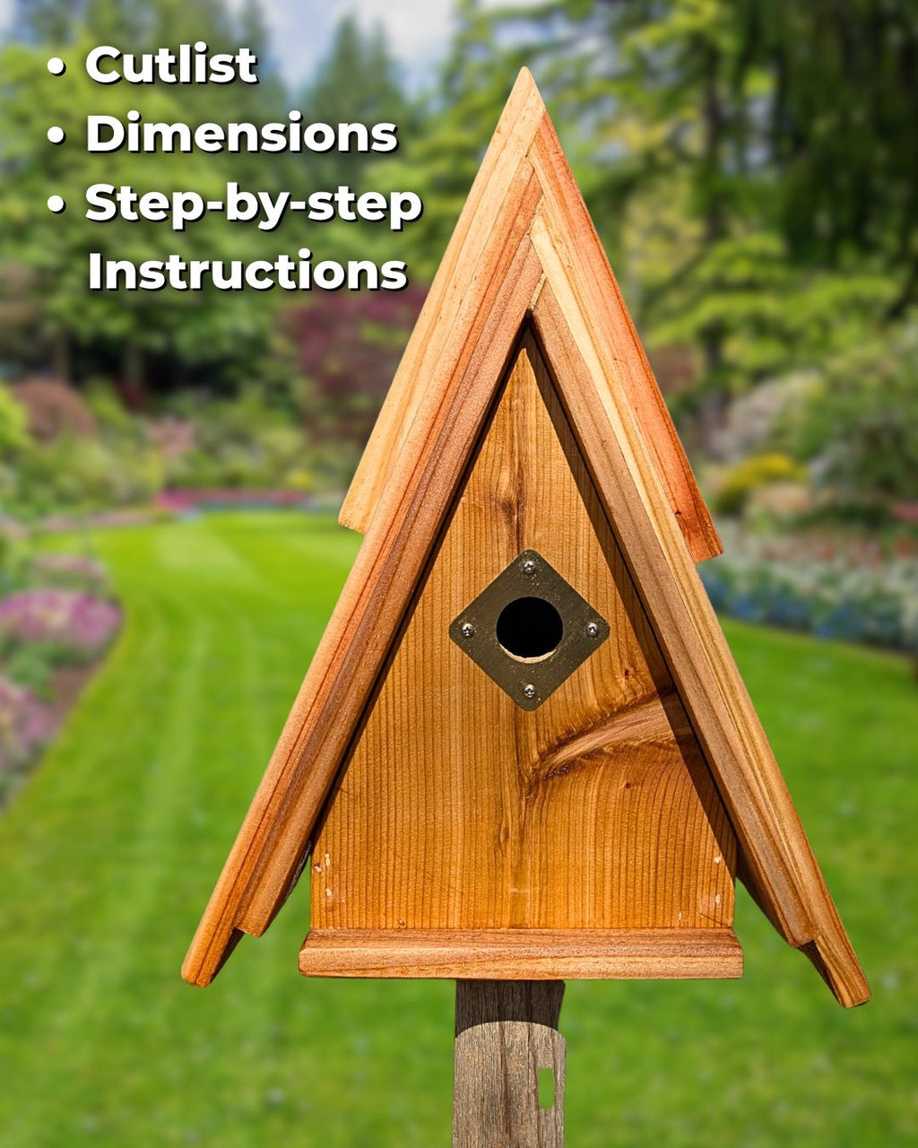 A-Frame Birdhouse Plans