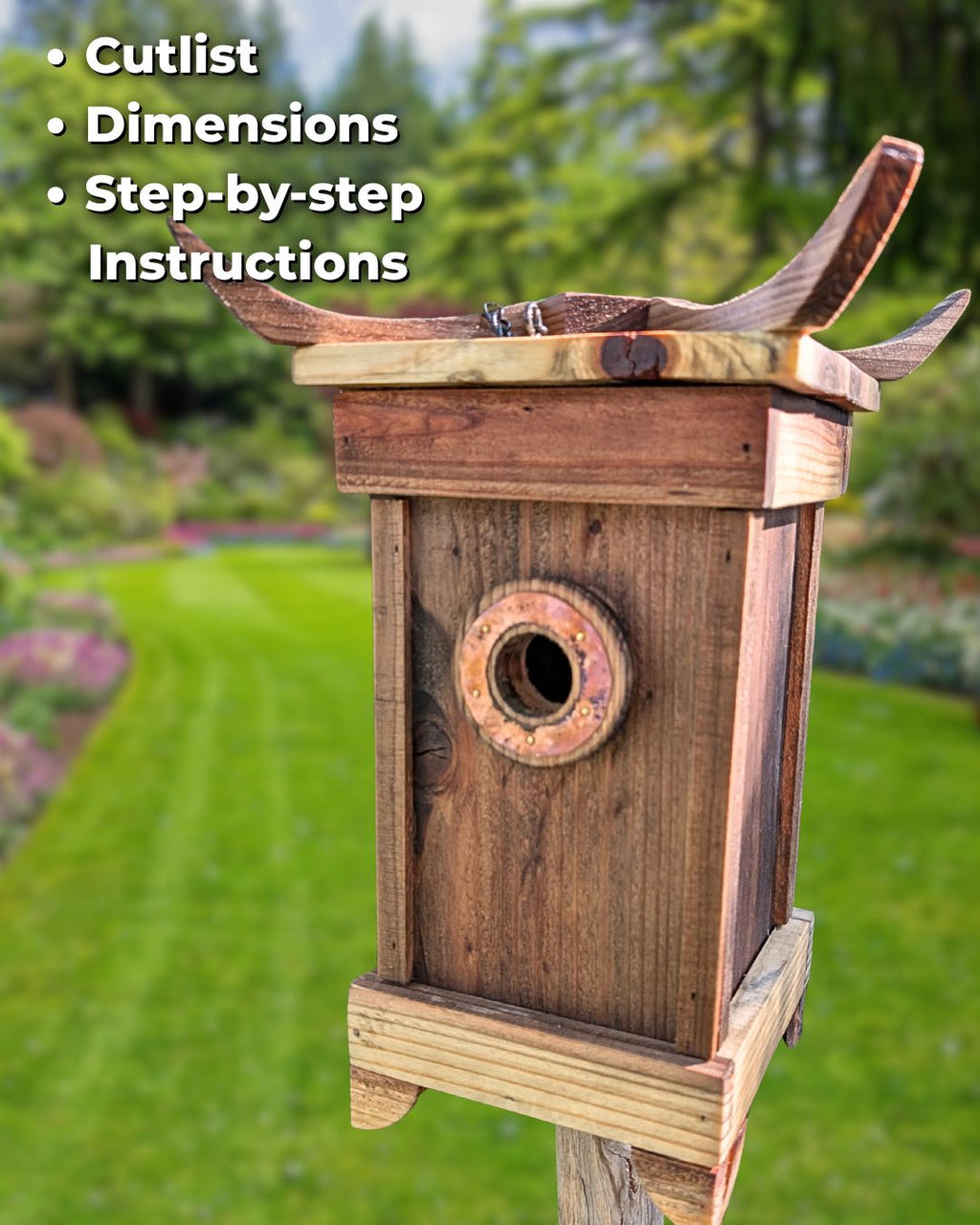 Japanese Lantern Birdhouse Plans