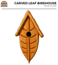 Carved Leaf Birdhouse Plans